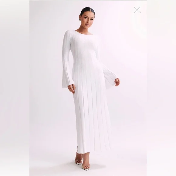 formal dresses meshki mabel lace up maxi dress